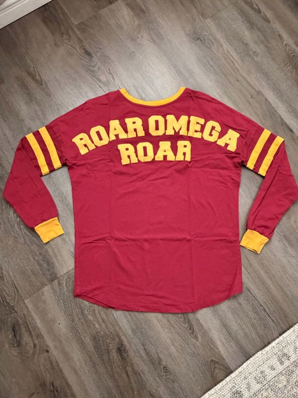 Disneys Monsters University Roar Omega Roar Long Sleeve Jersey Shirt Tee